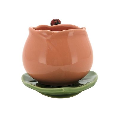 Celebrate Together™ Spring 2-pc. Tulip Mug & Leaf Saucer Set