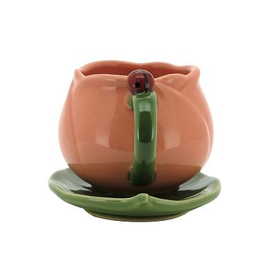 Celebrate Together™ Spring 2-pc. Tulip Mug & Leaf Saucer Set