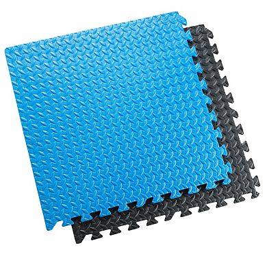 Sorbus (6 Tiles, 24 Sq Ft) Foam Interlocking Exercise Floor Tiles