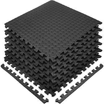 Sorbus (6 Tiles, 24 Sq Ft) Foam Interlocking Exercise Floor Tiles