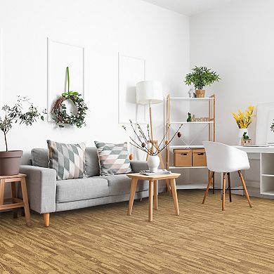 Sorbus 3/8-inch Wood Grain Interlocking Foam Floor Tiles w/ Borders (24 Tiles, 96 Sq ft)