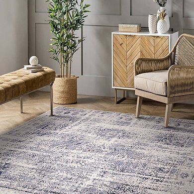 Sorbus 5 ft x 7 ft Area Rug, Machine Washable, Non-Slip, Vintage Rug