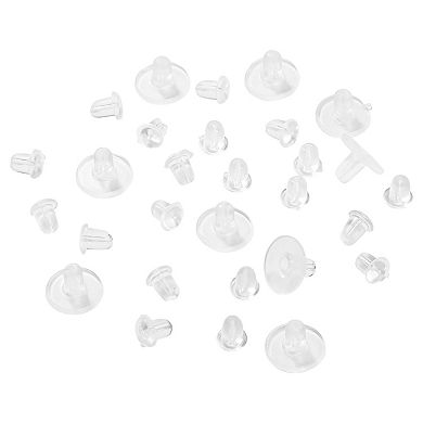 Primrose 20-pc. Rubber Bullet & 10-pc. Rubber Disc Earring Back Set