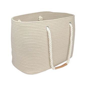 Belle Maison Large Cotton Rope Laundry Tote