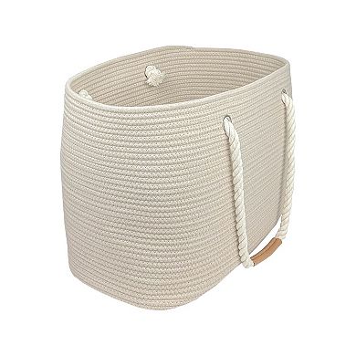 Belle Maison Large Cotton Rope Laundry Tote
