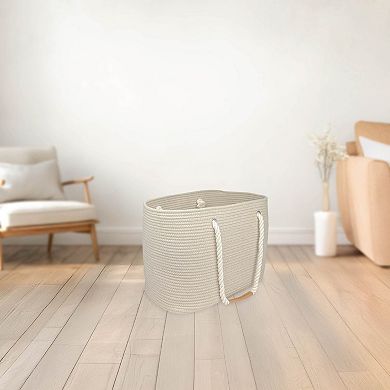 Belle Maison Large Cotton Rope Laundry Tote