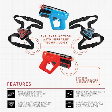 Discovery Mindblown Laser Tag Shooting Game 2-Player Set