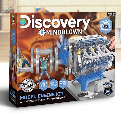 Discovery Mindblown Model Engine Kit With Moving Motor Parts