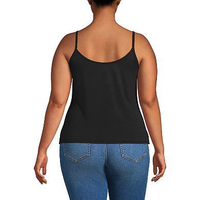 Plus Size Lands' End Cooling V-Neck Camisole