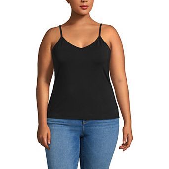 Plus Size Lands' End Cooling V-Neck Camisole