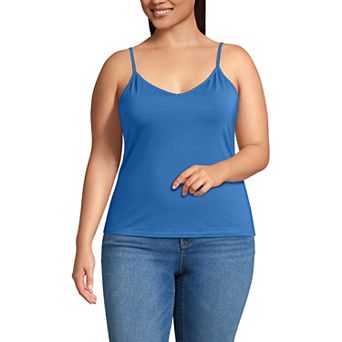 Plus Size Lands' End Cooling V-Neck Camisole