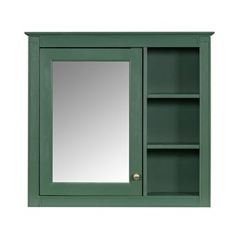 Merax Wall Mounted Bathroom Storage Cabinet, Modern Bathroom Wall Cabinet with Mirror
