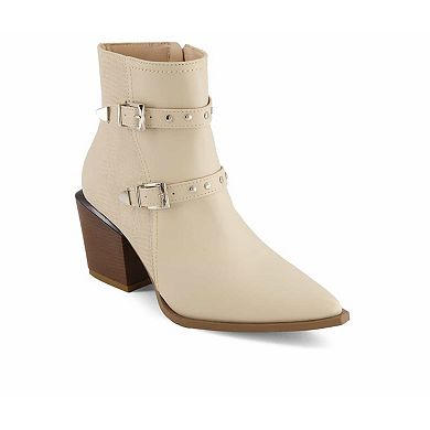 Andrea Women's Fashion Booties Side Zipper 84945