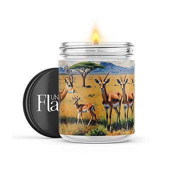 Gazelle Herd 16-oz Candle Jar - Volcano