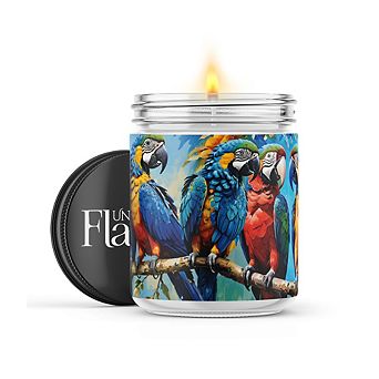 Macaws 16-oz Candle Jar - Black Ice