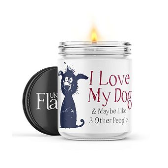 Love My Dog 16-oz Candle Jar - Black Ice