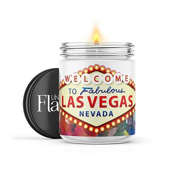 Las Vegas Skyline Candle 16-oz Candle Jar - Eucalyptus