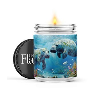 Manatees 16-oz Candle Jar - Warm Vanilla Sugar
