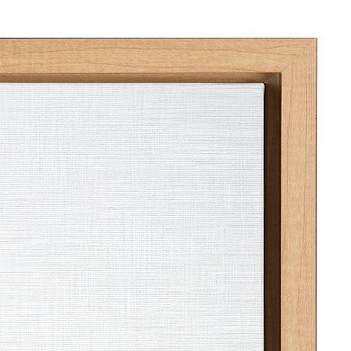 Sylvie Hockey Stick and Puck Framed Canvas