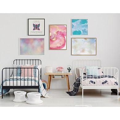 Sylvie MP Baby Girl Framed Canvas by Mentoring Positives