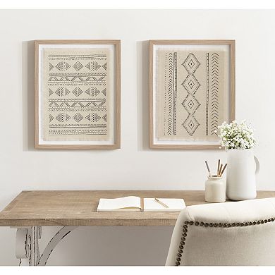 Samori Framed Textile Art Set