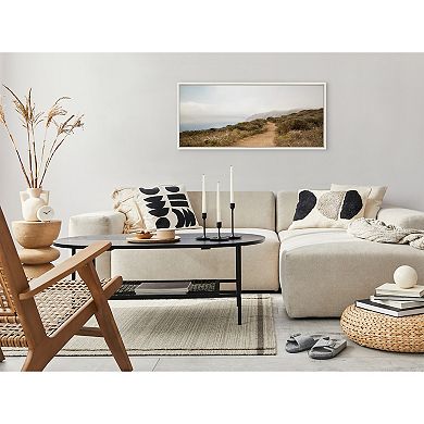 Sylvie Wild Coast No 4 Framed Canvas by Crystal Lynn Collins