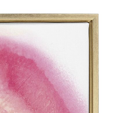 Sylvie Pink Golden Hour Framed Canvas by Mentoring Positives