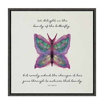 Sylvie The Growth of the Inner Being Framed Canvas by Mentoring Positives