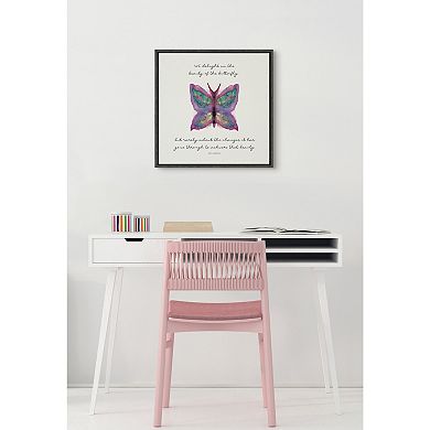 Sylvie The Growth of the Inner Being Framed Canvas by Mentoring Positives