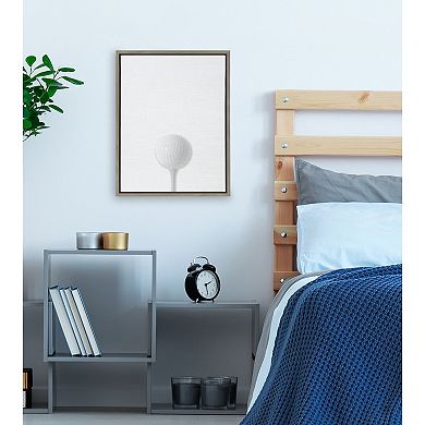 Sylvie Golf Ball Portrait Framed Canvas