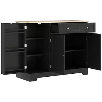 41inch Sideboard Buffet Cabinet with Storage Drawer, Adjustable Shelf