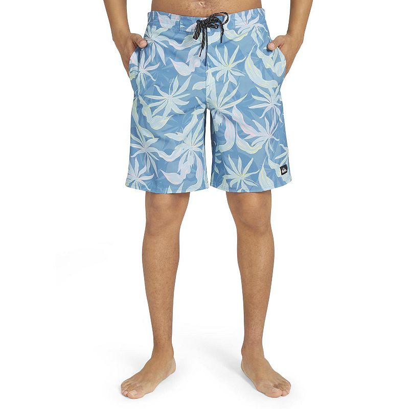 Men's Quiksilver 9-Inch Elastic Waist Swim Bottoms, 