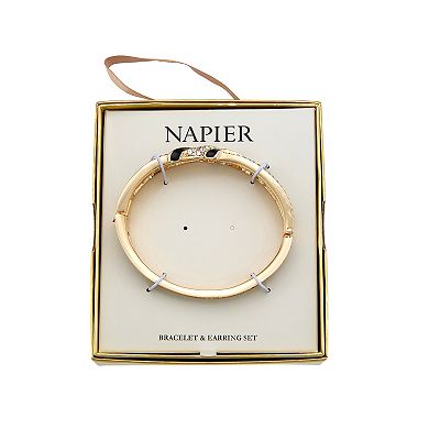 Napier Gold Tone Bangle Bracelet