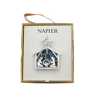 Napier Two Tone Nativity Pin