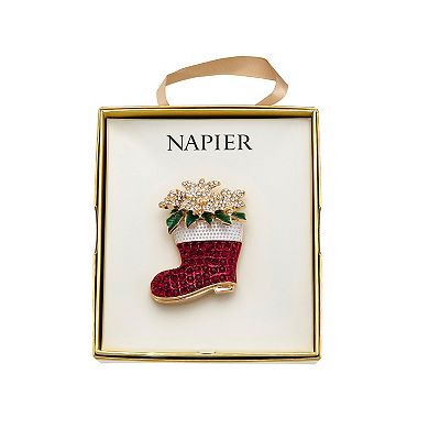 Napier Gold Tone Stocking Pin