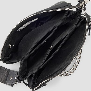 madden girl Zipper Closure Crossbody Bag