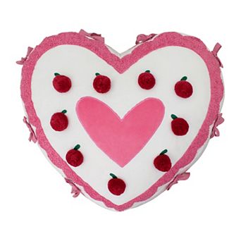 Celebrate Together™ Valentine's Day Plush Heart-Shaped Cake Throw Pillow