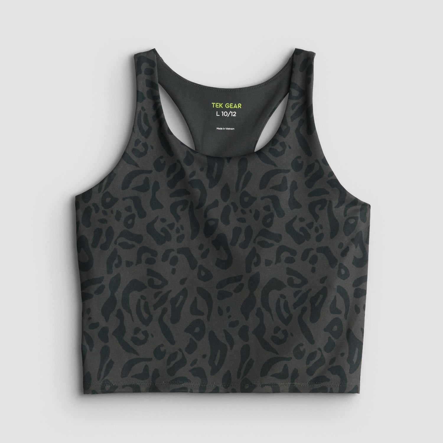 Майка-бра для девочек Tek Gear Scoopneck, цвет: С принтом