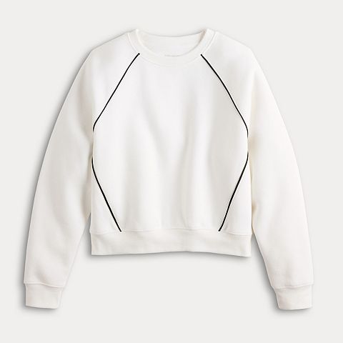 Girls 7-16 Tek Gear Fleece Crewneck Sweatshirt