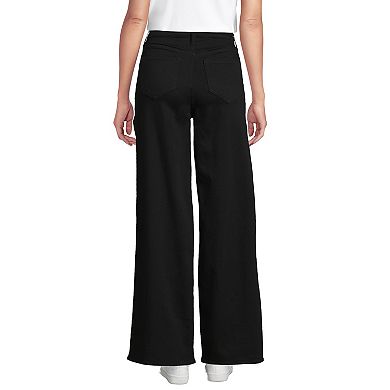 Petite Lands' End High Rise Wider Leg Jeans