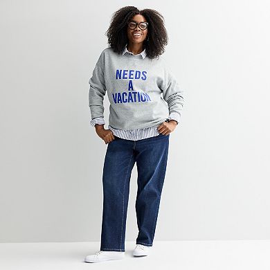 Plus Size Sonoma Goods For Life® Graphic Sweatshirt