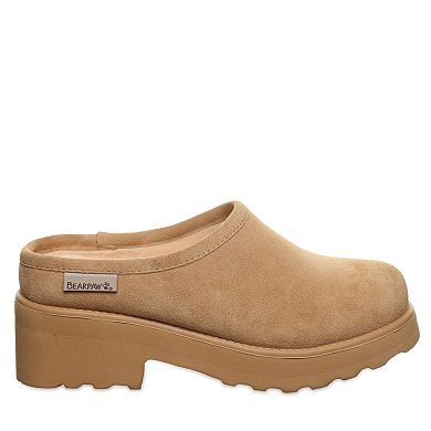 Bearpaw Court Women's Block Heel Slip-On Slippers