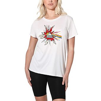 Juniors' Pop Art Dark Side of the Moon Graphic Tee