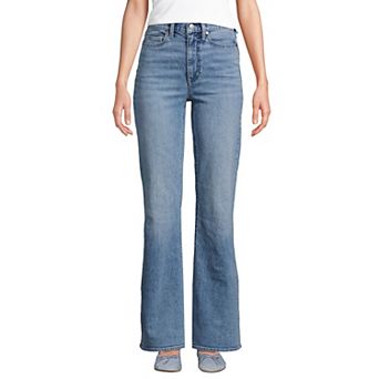 Women's Lands' End Soft Denim High-Rise Classic Flare Jeans