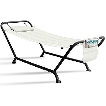 Sorbus Cozy Hammock Bed- Patio Hammock with Stand w/Pillow and Storage Pockets