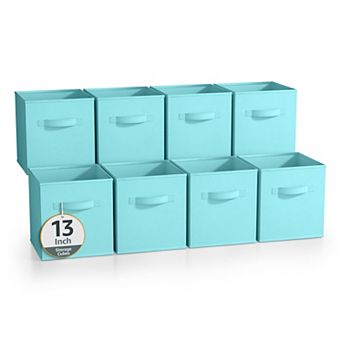 Sorbus 13 Inch 8 Pack Foldable Cubes with Handle- for Home Home Storage & Organization