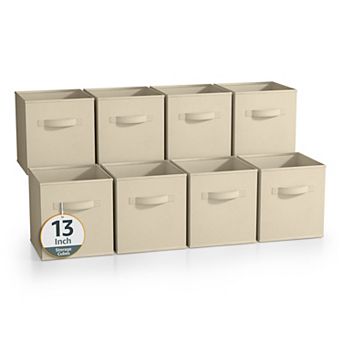 Sorbus 13 Inch 8 Pack Foldable Cubes with Handle- for Home Home Storage & Organization