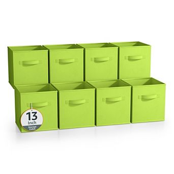 Sorbus 13 Inch 8 Pack Foldable Cubes with Handle- for Home Home Storage & Organization