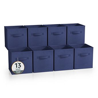 Sorbus 13 Inch 8 Pack Foldable Cubes with Handle- for Home Home Storage & Organization