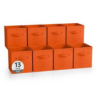 Sorbus 13 Inch 8 Pack Foldable Cubes with Handle- for Home Home Storage & Organization